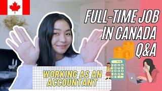 Q&A Accounting Full-Time Job in Canada  | Glaire Cartago