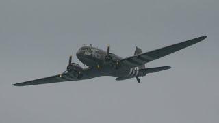 C-47 at Pacific Airshow in Huntington Beach. Saturday. 2023. 4K 60fps.