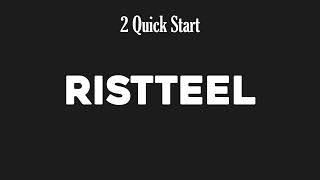 2 Quick Start - Ristteel