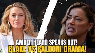 Amber Heard Reacts to Blake Lively's Allegations Against Justin Baldoni | Celebrity News Update