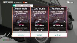 Forza Horizon 4 - Weekly Challenge Winter Forzathon with 1972 Land Rover Series III | Xbox one