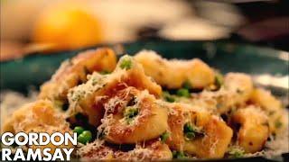 Homemade Gnocchi with Peas and Parmesan | Gordon Ramsay