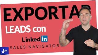 Como Exportar Leads [GRATIS] con SALES NAVIGATOR de Linkedin