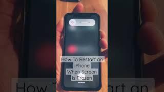 How to Restart / Reboot an iPhone when your Screen is Frozen