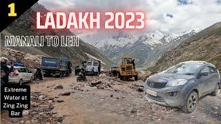 Stuck at Zing Zing Bar | Manali To LEH | LADAKH 2023