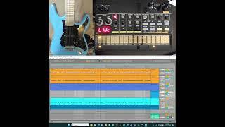 Korg Volca Beats with microtonal guitar and Ableton Live 12 - Aaron Myers-Brooks "Huge Battleship"