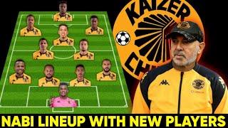 Kaizer Chiefs BEST Lineup Under COACH Nabi With New Players, Sirino, Ntwari,  Sam (BEST LINEUP )