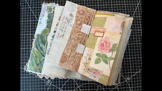 TN Style Tab Envelope Journal - Sewing in the Signatures