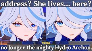 When FURINA "No Longer" The Hydro Archon Cutscene Fontaine Genshin Impact | Focalors