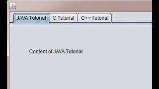 How to Create JTabbedpane in java swing Desktop GUI Example NetBeans