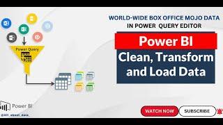 Import data from Box-office-mojo and create master table in power Query | Power-Bi tutorial 2023