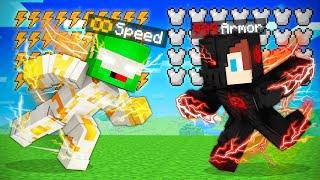 BLACK FLASH Armor JJ vs GODSPEED Armor Mikey in Minecraft - Maizen JJ and Mikey