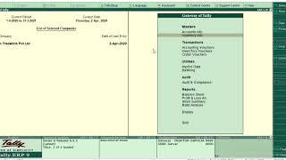 Display HSN Code and GST% in Voucher Entry Screen In Tally.ERP9