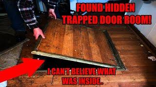 FOUND SECRET TRAPPED DOOR ROOM IN ABANDONED HOUSE! What's Inside The Secret Room??