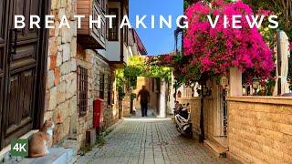 4K Walk in Antalya old town | Antalya walking tour |Turkey, Antalya old town