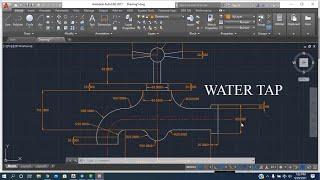 AutoCAD Tutorial on Water Tap - Redesign Engineering