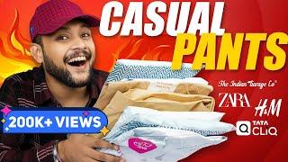 Best Casual Trouser/Pants for Men  H&M, Zara, Westside | Pants Haul 2022 | ONE CHANCE