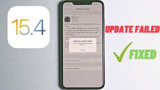 How To Fix “ Software Update Failed An Error Occurred Downloading iOS 15.4 “