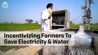 Incentivizing Farmers in Punjab, India, To Save Electricity and Water