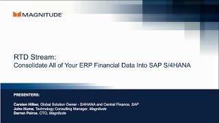 How to Consolidate All of Your ERP Financial Data into SAP S/4HANA