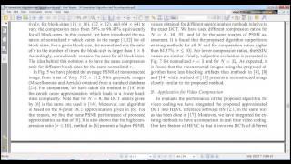 SD IEEE VLSI 2015 A Generalized Algorithm and Reconﬁgurable Architecture for Efﬁcient DCT