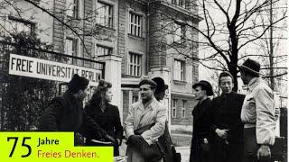 75 Jahre Freie Universität Berlin: Als 1948 eine freie Universität im Westteil Berlins entstand