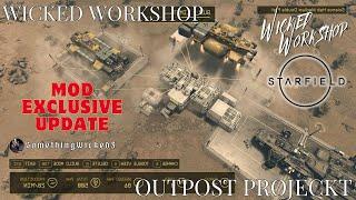 Starfield Mod Wicked Workshop Outpost Projeckt 2- Custom Cargo Link Landing Pads