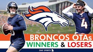 FINAL Denver Broncos OTAs Winners & Losers Ft. Bo Nix & Jarrett Stidham