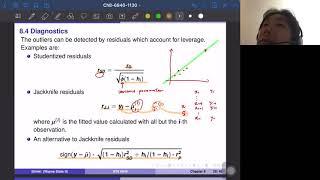 6840-11-30-2: Ch 8.4 - Diagnostics - Leverage, Influence, Cook's distance