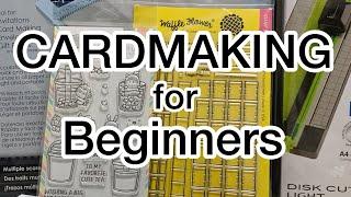 CARD MAKING FOR BEGINNERS | Basic tools and supplies
