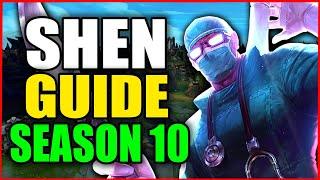 How to Play SHEN for BEGINNERS (Best Build, Runes, Season 10) S10 Shen Gameplay Guide