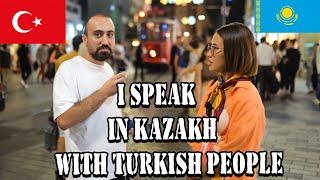 Trying to speak in Kazakh with Turks | Is it hard to understand each other?