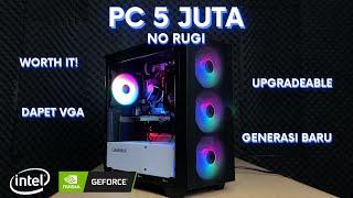 Rakit PC Gaming 5 Juta Paling Worth It Tahun 2022 | Murah Pol Performa JOOSSS!