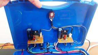 LM3886 chip-based amplifier demo