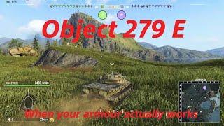 WOT Console - Object 279 E Russian Tier10 Heavy Tank when the armour works