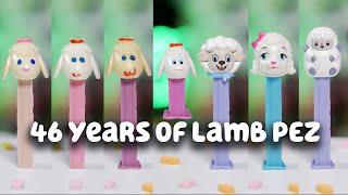 46 Years of Lamb PEZ Dispensers | There are a lot of Variations of this Easter PEZ