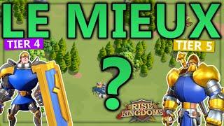 T4 OU T5 POUR COMBATTRE ? ON EXPLIQUE TOUT ! | RISE OF KINGDOMS FR