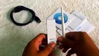 TP-Link TL-WN722N 150Mbps Wireless USB Adapter - Unboxing