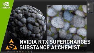 NVIDIA Studio | Create Realistic Materials in Substance Alchemist Faster With RTX