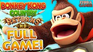 Donkey Kong Country Returns HD Full Game Walkthrough!