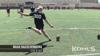 #11 Ranked Kicker in America | Noah Rauschenberg | Kohl's Kicking Camps