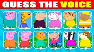  Guess Peppa Pig Characters by Their Voice 