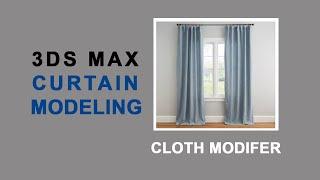 3DS MAX CURTAIN MODELING