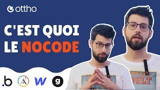 C'est quoi le NoCode ? Découverte de Bubble, Glide, Adalo, Webflow ...