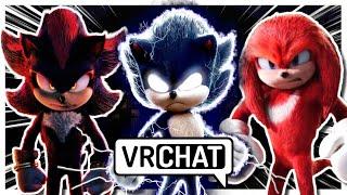 Movie Shadow Meets Dark Movie Sonic In VR CHAT!