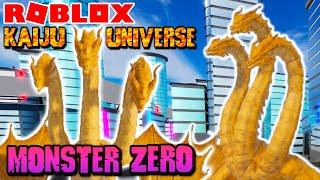 Roblox Kaiju Universe - MONSTER ZERO REMODEL! King Ghidorah 2019 is FINALLY Here!