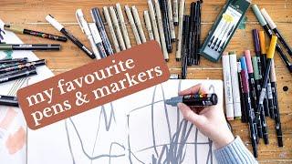 Create Beautiful Mixed Media Art with the Right Pens & Markers 