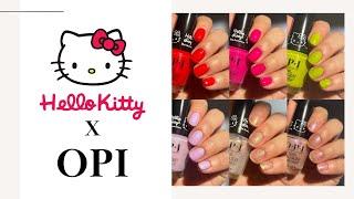 OPI x Hello Kitty | 50th Anniversary Collection | Swatch & Review