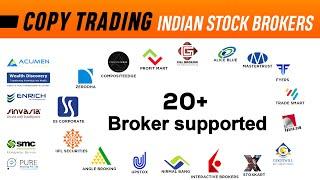 Copy Trading : Multiple Indian Broker | Zerodha, Upstox, Alice Blue, Angel & 20+ Broker Supported