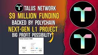 TALUS  Project Backed by Polychain | Very Big Profit Possible| $9M Funding #talus